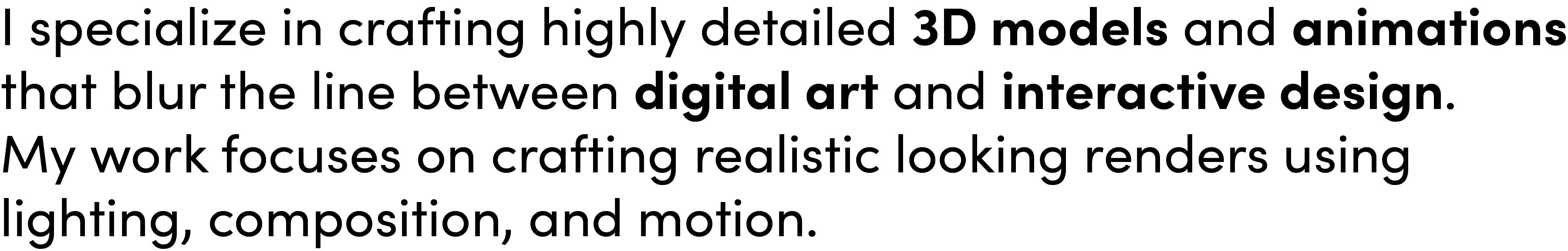 Bio description